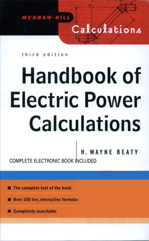Cover image for book Handbook of Electric Power Calculations