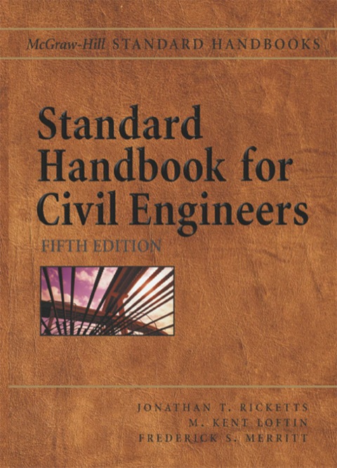 Cover image for book Standard Handbook for Civil Engineers