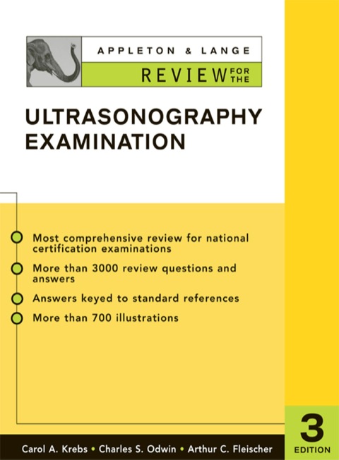 Cover image for book Appleton & Lange Review for the Ultrasonography Examination