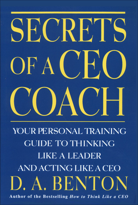 Cover image for book Secrets of A CEO Coach
