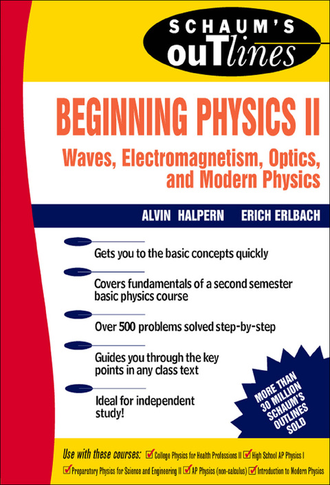 Cover image for book Schaum's Outline of Preparatory Physics II: Electricity and Magnetism, Optics, Modern Physics