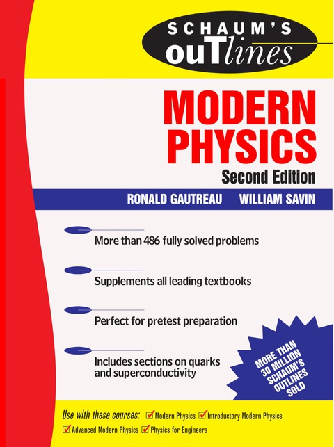 Cover image for book Schaum's Outline of Modern Physics