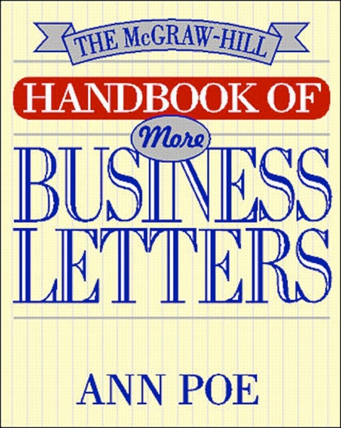 Cover image for book The McGraw-Hill Handbook of More Business Letters