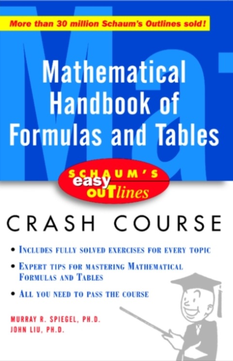 Cover image for book Schaum's Easy Outline of Mathematical Handbook of Formulas and Tables