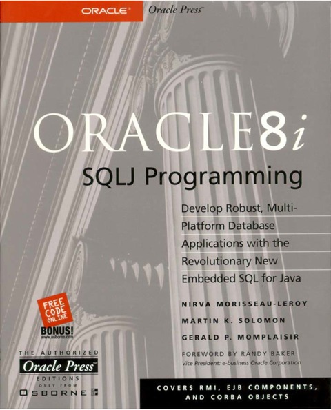 Cover image for book Oracle8i SQLJ Programming