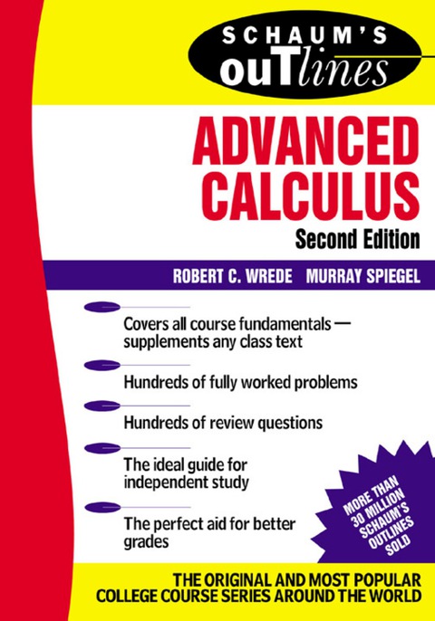 Cover image for book Schaum's Outline of Advanced Calculus