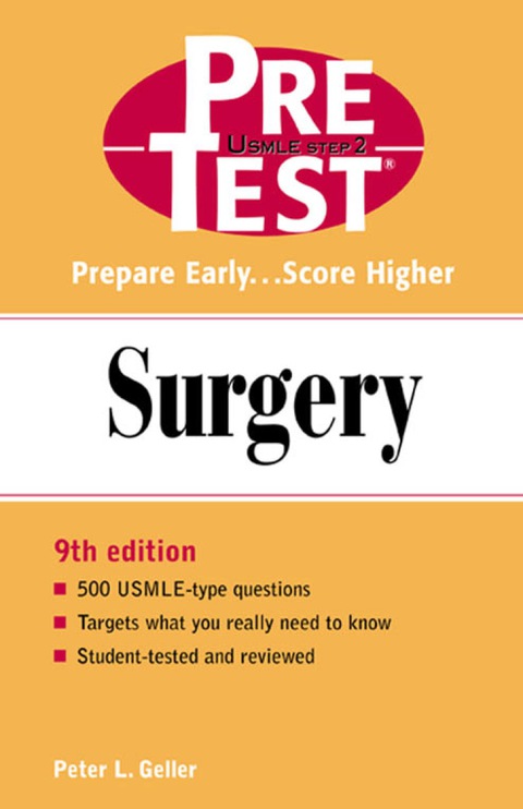 Cover image for book Surgery: PreTest Self-Assessment and Review