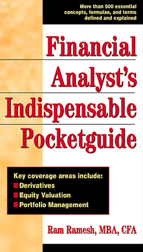 Cover image for book Financial Analyst's Indispensible Pocket Guide
