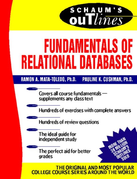 Cover image for book Schaum's Outline of Fundamentals of Relational Databases