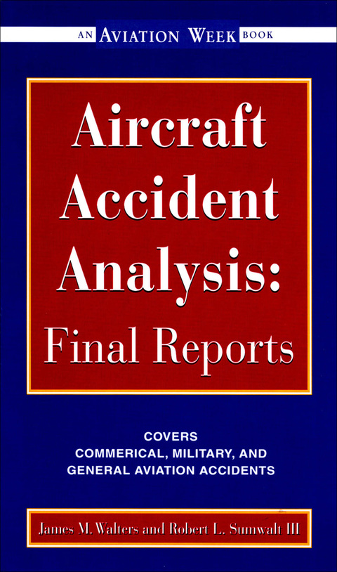 Cover image for book Aircraft Accident Analysis: Final Reports