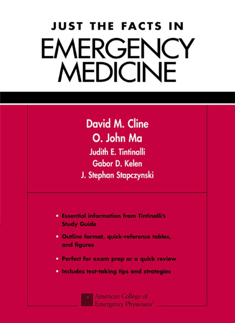 Cover image for book Just the Facts in Emergency Medicine