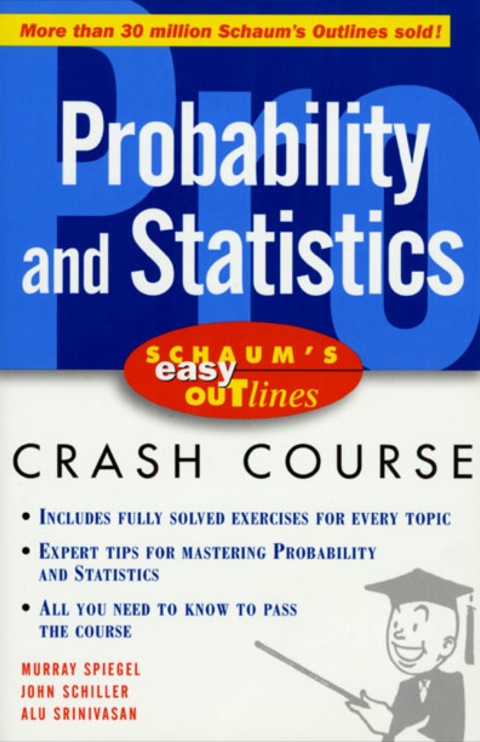 Cover image for book Schaum's Easy Outline of Probability and Statistics