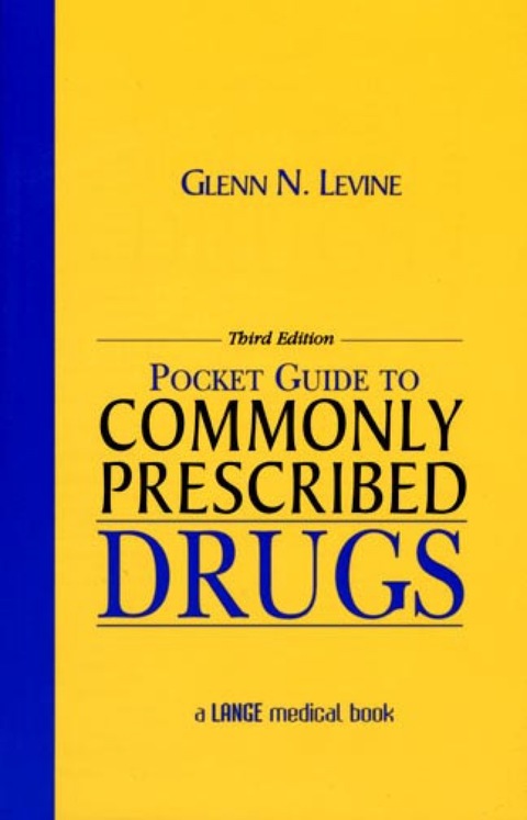 Cover image for book Pocket Guide to Commonly Prescribed Drugs, Third Edition