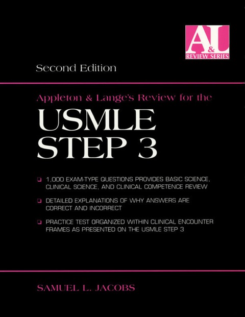 Cover image for book Appleton & Lange's Review for the USMLE Step 3