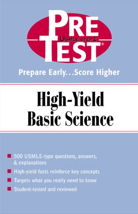 Cover image for book PreTest High-Yield Basic Science