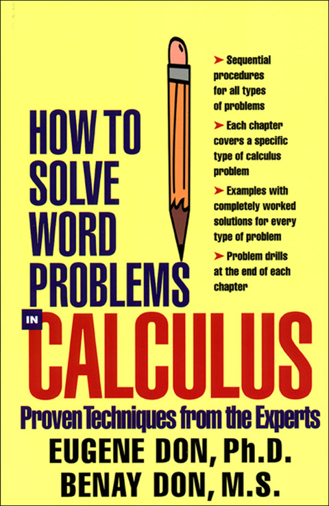 Cover image for book How to Solve Word Problems in Calculus