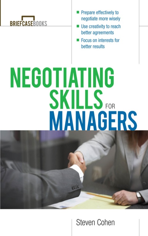 Cover image for book Negotiating Skills for Managers