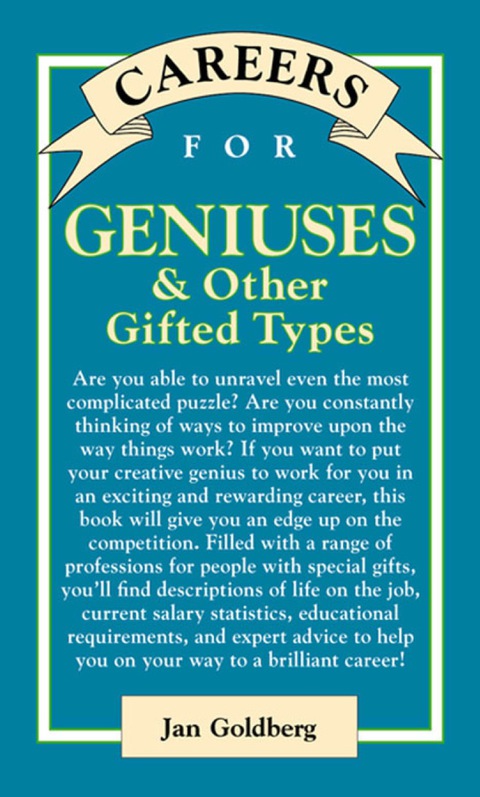 Cover image for book Careers for Geniuses & Other Gifted Types