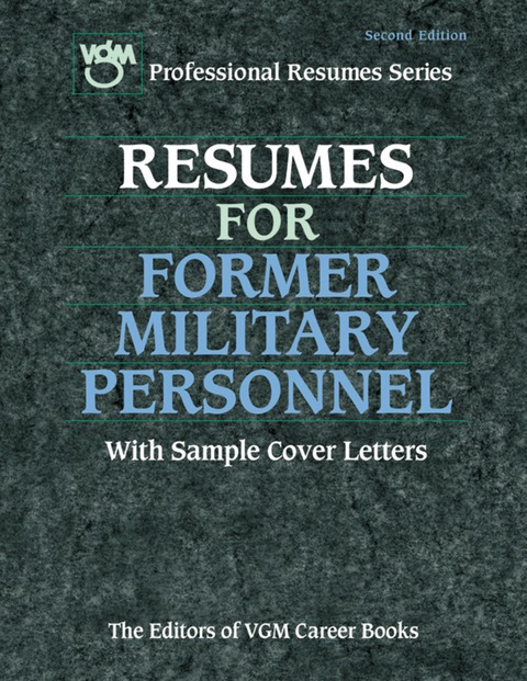 Cover image for book Resumes for Former Military Personnel