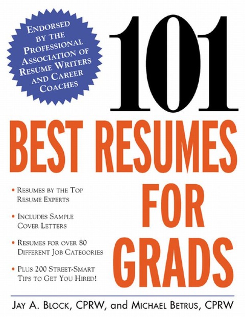 Cover image for book 101 Best Resumes for Grads