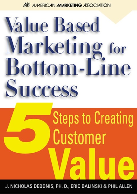 Cover image for book Value-Based Marketing for Bottom-Line success