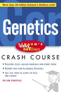صورة الغلاف: Schaum's Easy Outline of Genetics 1st edition 9780071383172