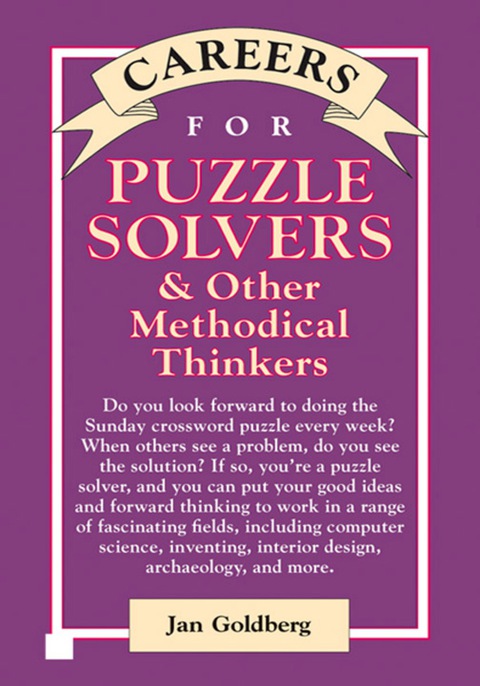 Cover image for book Careers for Puzzle Solvers & Other Methodical Thinkers