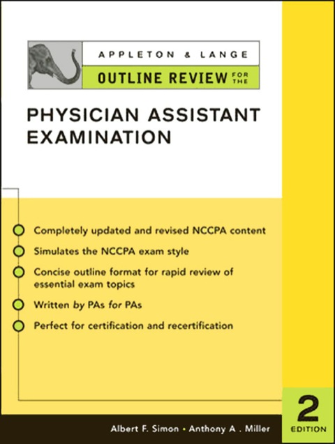 Cover image for book Appleton & Lange Outline Review for the Physician Assistant Examination
