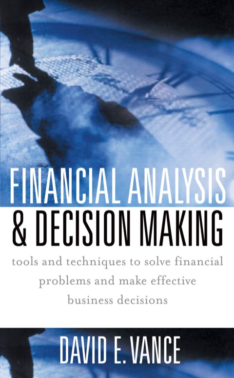 Cover image for book Financial Analysis and Decision Making