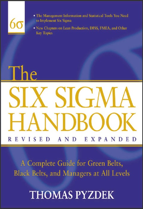 Cover image for book The Six Sigma Handbook, Revised and Expanded