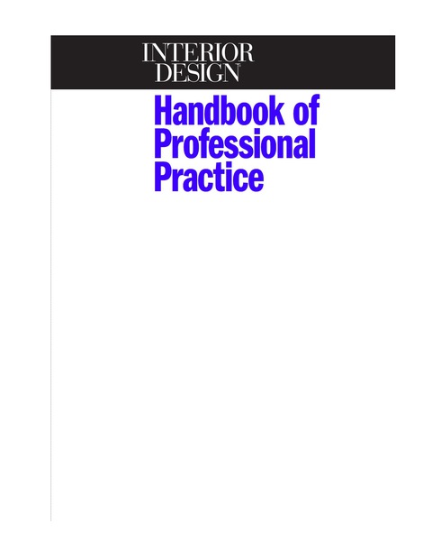 Cover image for book Interior Design Handbook of Professional Practice