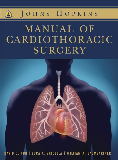 Cover image for book Johns Hopkins Manual of Cardiothoracic Surgery