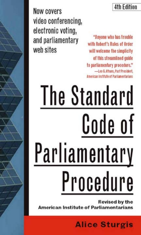 Cover image for book The Standard Code of Parliamentary Procedure