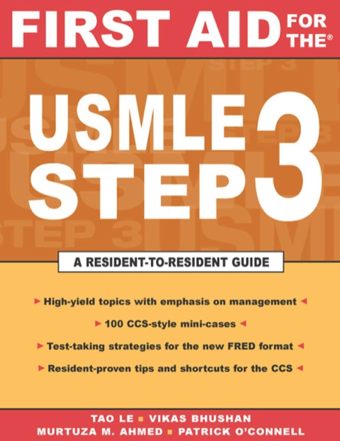 Cover image for book First Aid for the USMLE Step 3