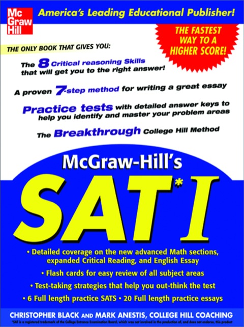 Cover image for book McGraw-Hill's SAT I
