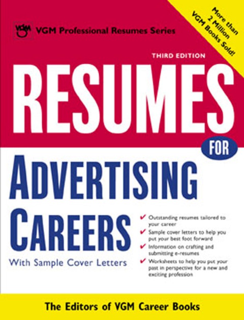 Cover image for book Resumes for Advertising Careers