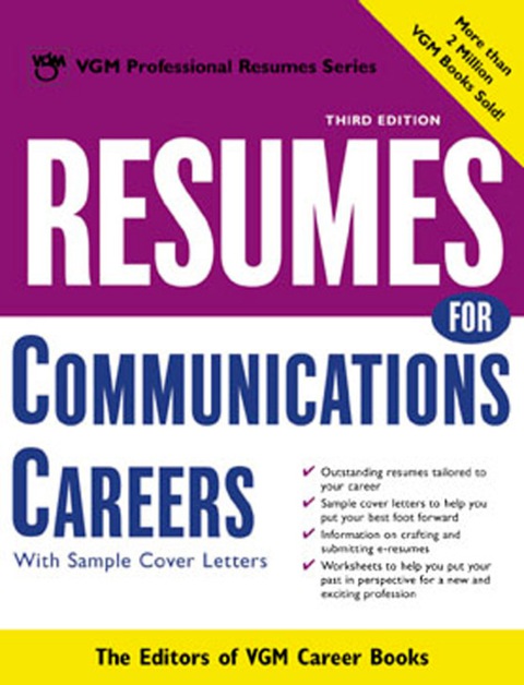 Cover image for book Resumes for Communications Careers