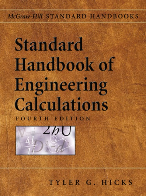 Cover image for book Standard Handbook of Engineering Calculations