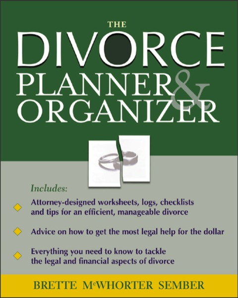 Cover image for book The Divorce Organizer & Planner