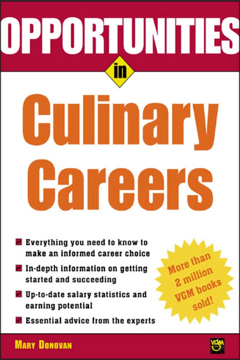 Cover image for book Opportunities in Culinary Careers