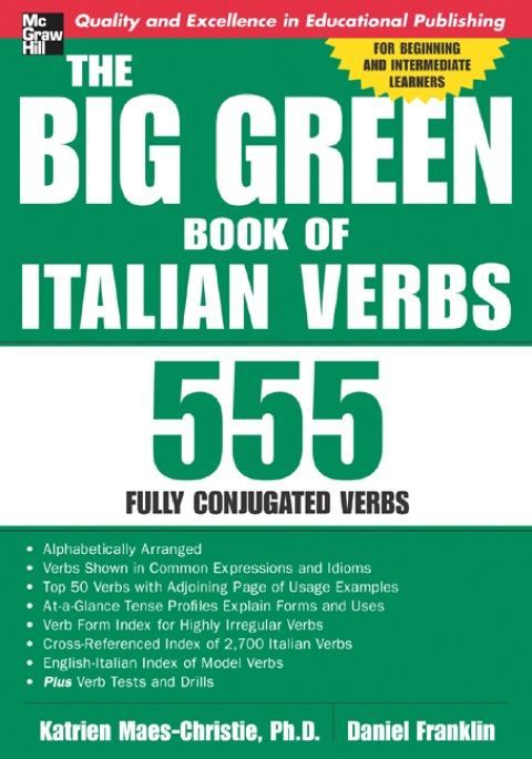 Cover image for book The Big Green Book of Italian Verbs