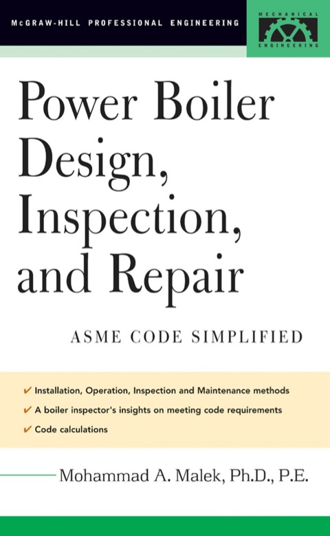 Cover image for book Power Boiler Design, Inspection, and Repair