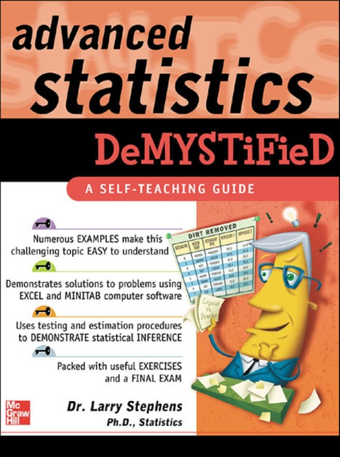 Cover image for book Advanced Statistics Demystified