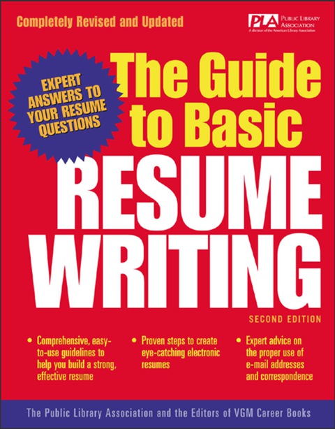 Cover image for book The Guide to Basic Resume Writing