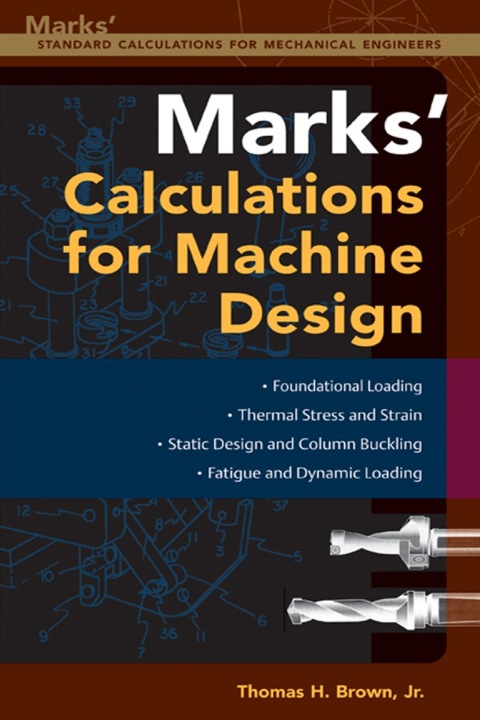 Cover image for book Mark's Calculations For Machine Design