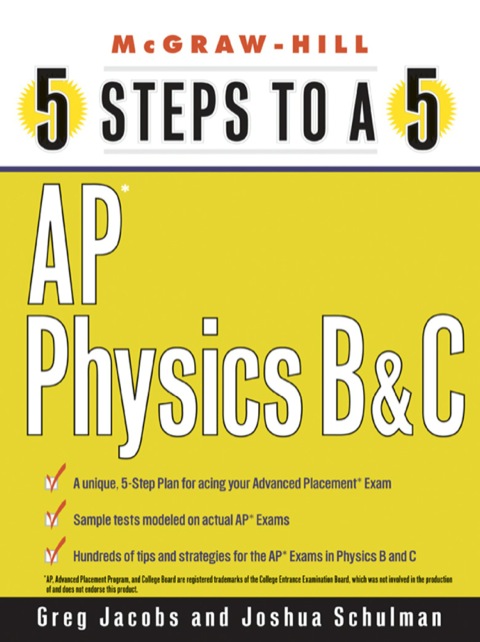 Cover image for book 5 Steps to a 5 AP Physics B and C