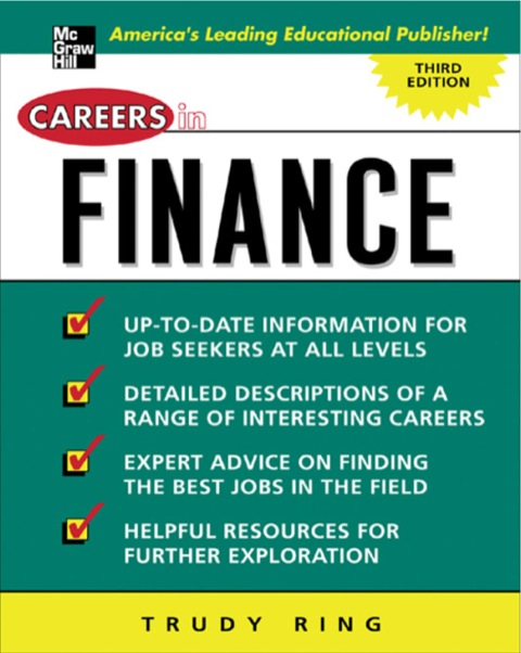 Cover image for book Careers in Finance