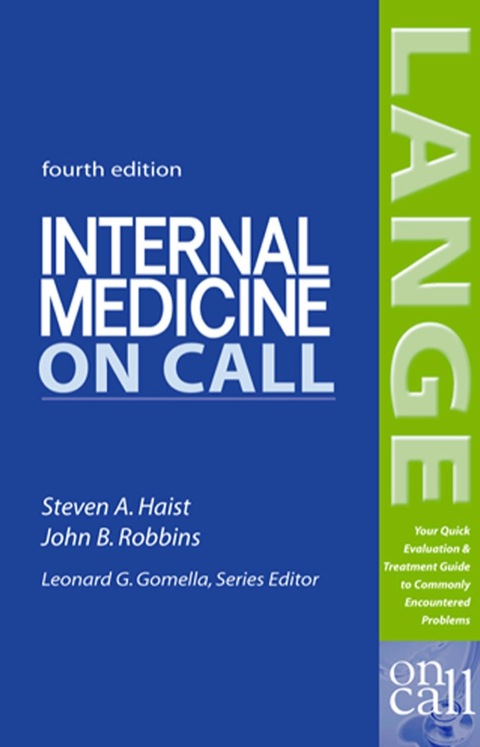 Cover image for book Internal Medicine On Call