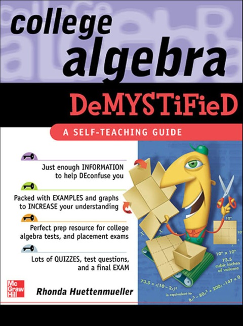 Cover image for book College Algebra Demystified