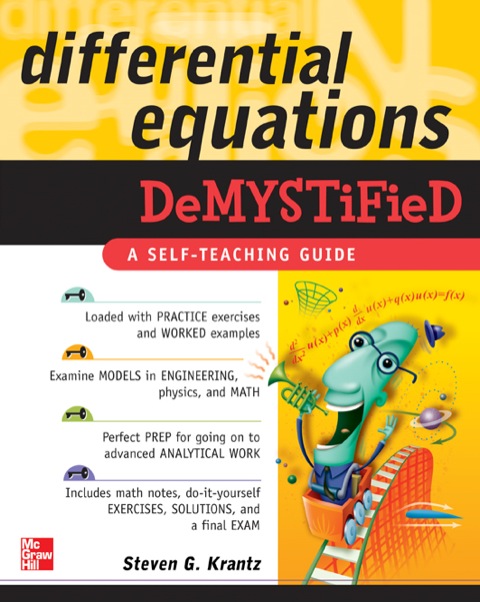 Cover image for book Differential Equations Demystified